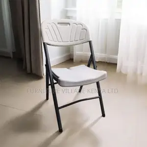 Outdoor Chair; White Foldable Outdoor Patio Chair