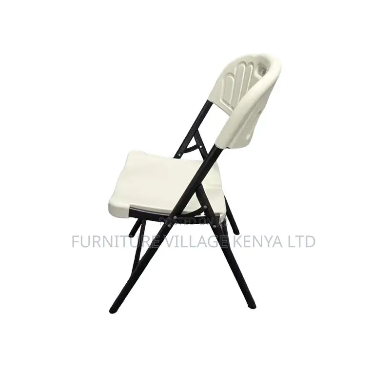 Outdoor Chair; White Foldable Outdoor Patio Chair