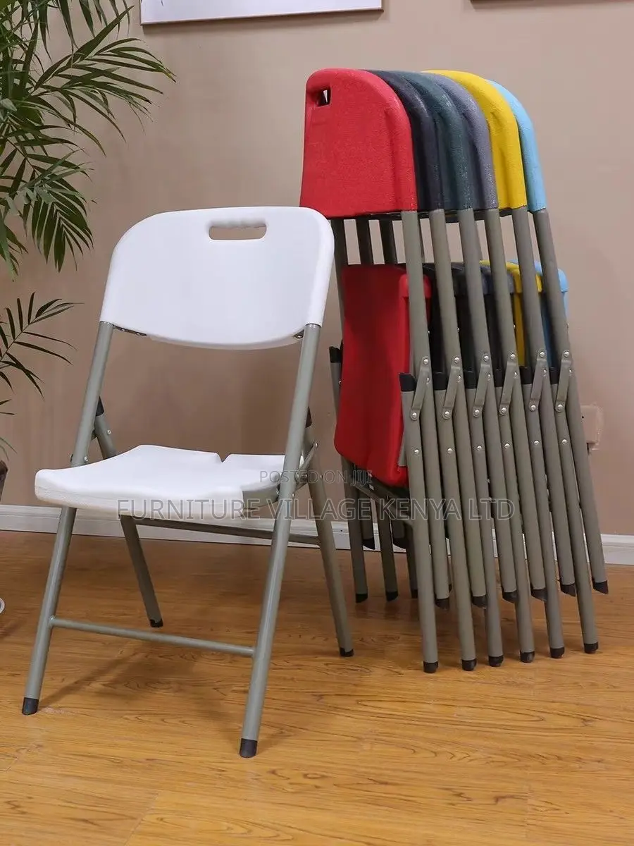 Outdoor Chair; White Foldable Outdoor Patio Chair