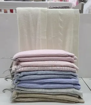 Classic Cable Knit Baby Blanket