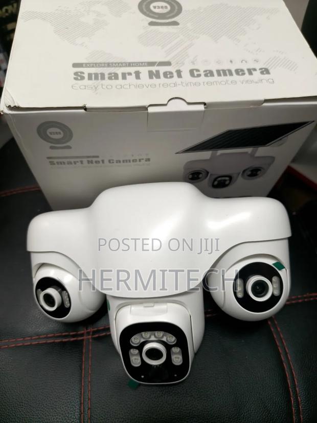 3 Lens Combination 4g Smart Electric Model Triple Lens Solar Powered