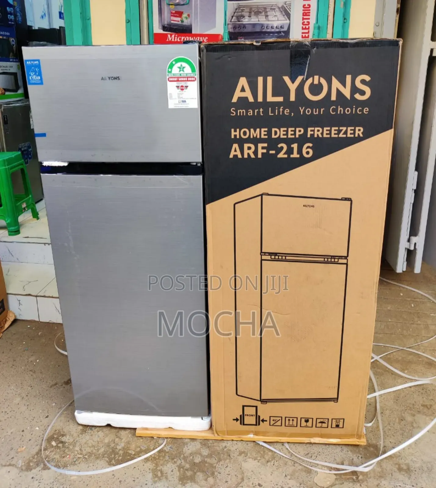 Ailyons 216 Liters Double Door Fridge Arf 216