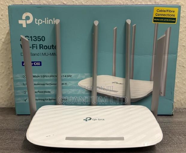 Tp-Link Ac1350 Dual Band Wi-Fi Router ( Archer C60 )
