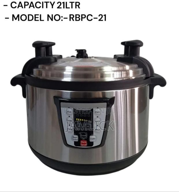 21l Electric Pressure Cooker – Commercial Heavy Duty - Rd