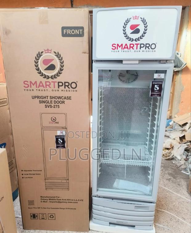 Smartpro SVS-275 Upright Showcase Display Refrigerator. - main view