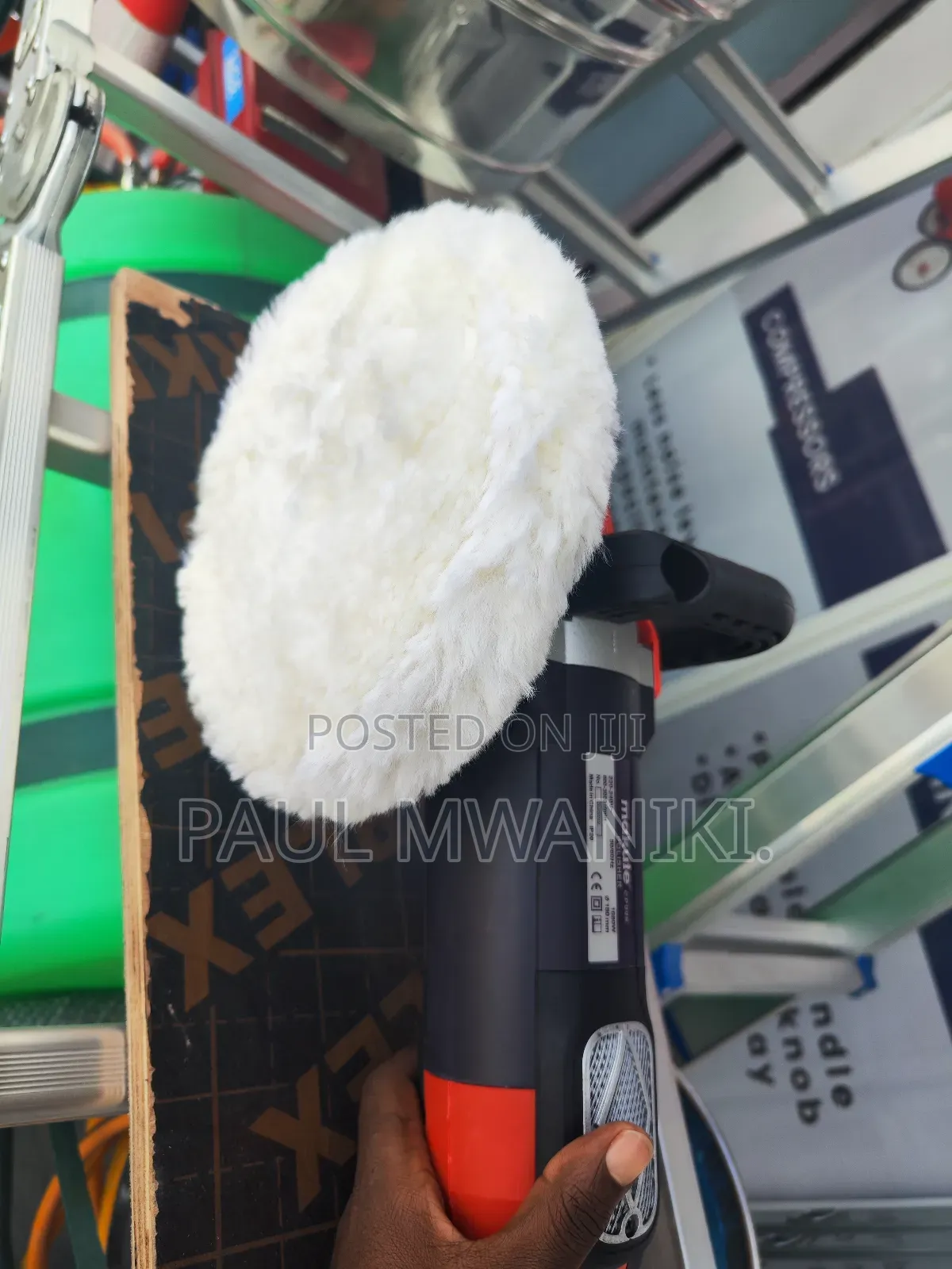 Makute Professional Car Polisher Buffer – Variable Speed 1680w
