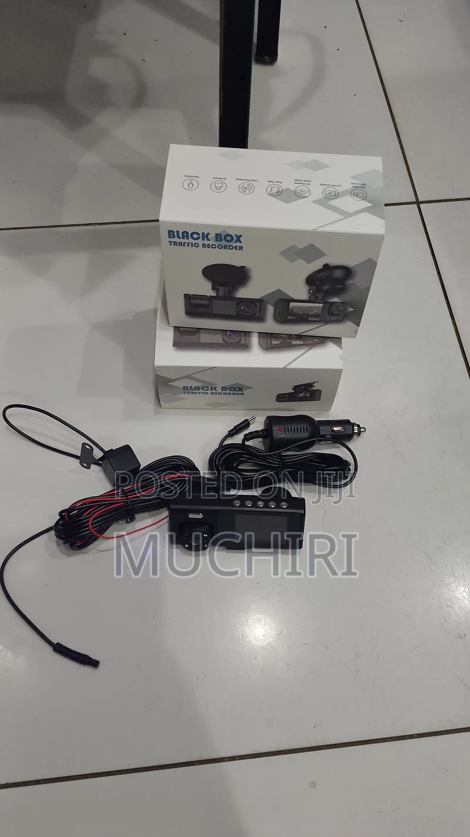 3 in 1 Dash Cam Car Video Recorder 3 Lens Rear Cam Parking Monitor