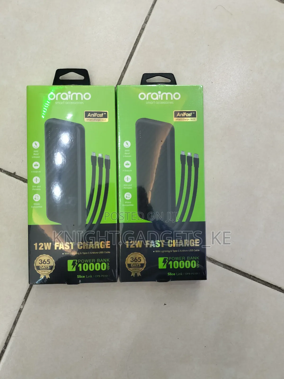 Oraimo Power Bank (Opb P5101) .