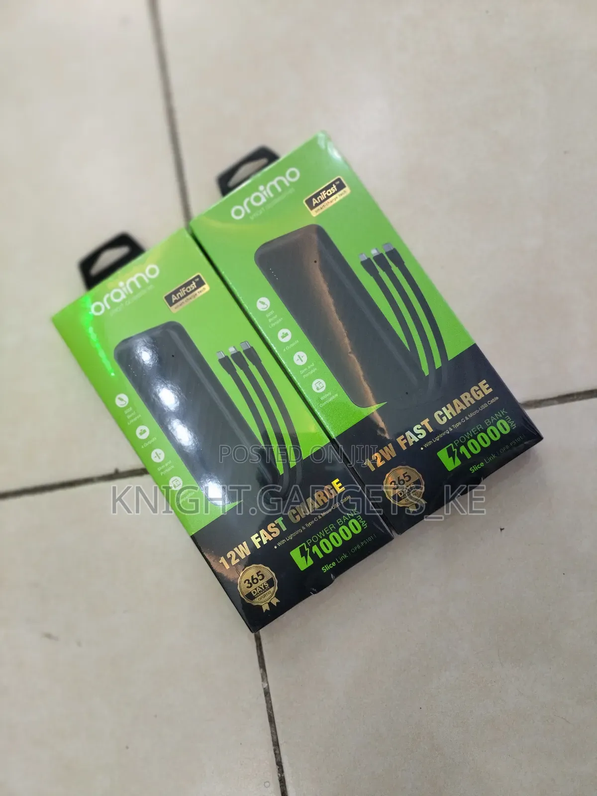 Oraimo Power Bank (Opb P5101) .