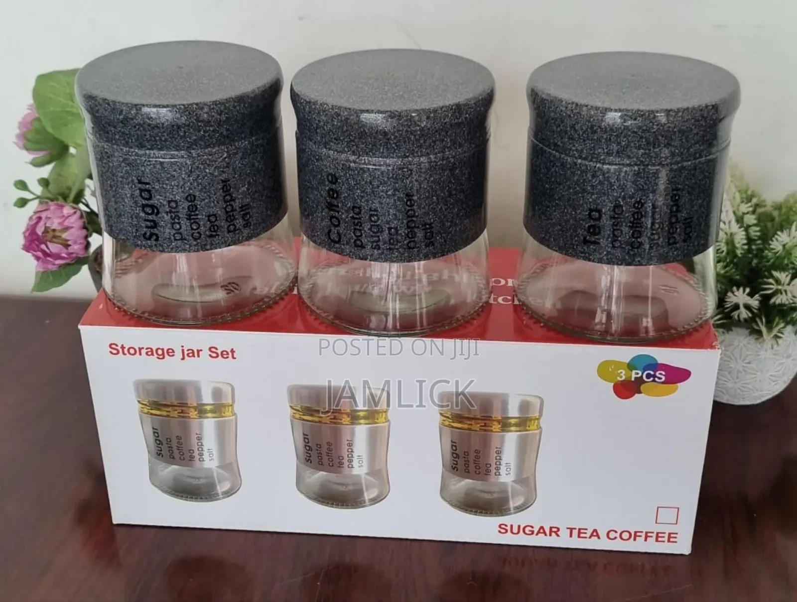 450ml X3 Glass Canister Set –Pm