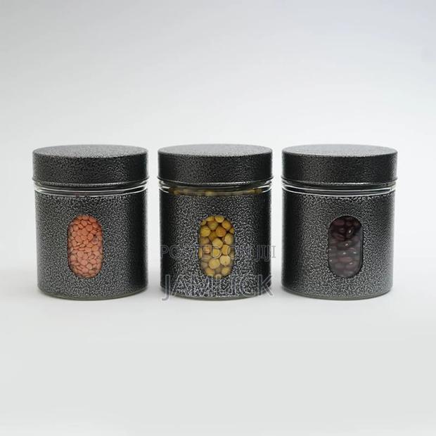 450ml X3 Glass Canister Set –Pm - thumbnail 5