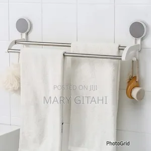 Double Self-adhesive Towel Rack