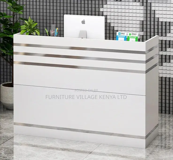 Reception Desk; 1.6m Office Welcome Reception Office Desk