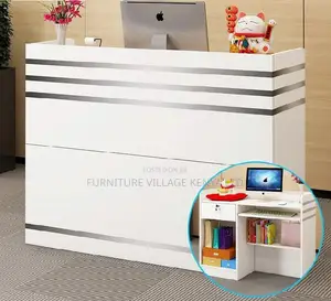 Reception Desk; 1.6m Office Welcome Reception Office Desk