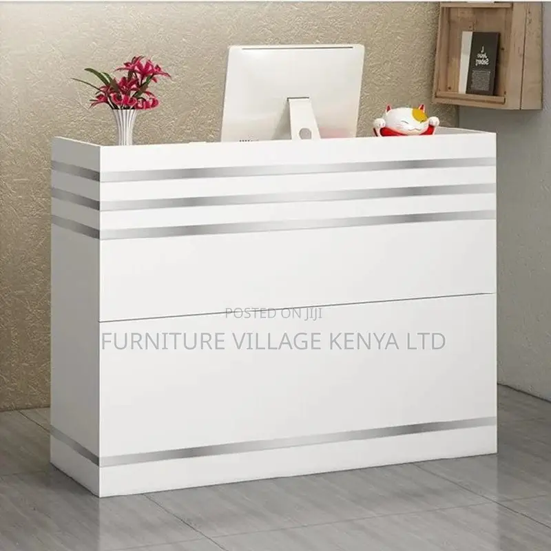 Reception Desk; 1.6m Office Welcome Reception Office Desk