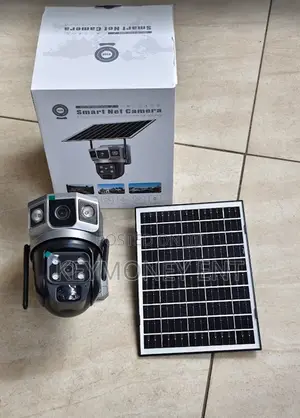V380 4g Dual Lens Solar Powered Outdoor PTZ Camera With Motion