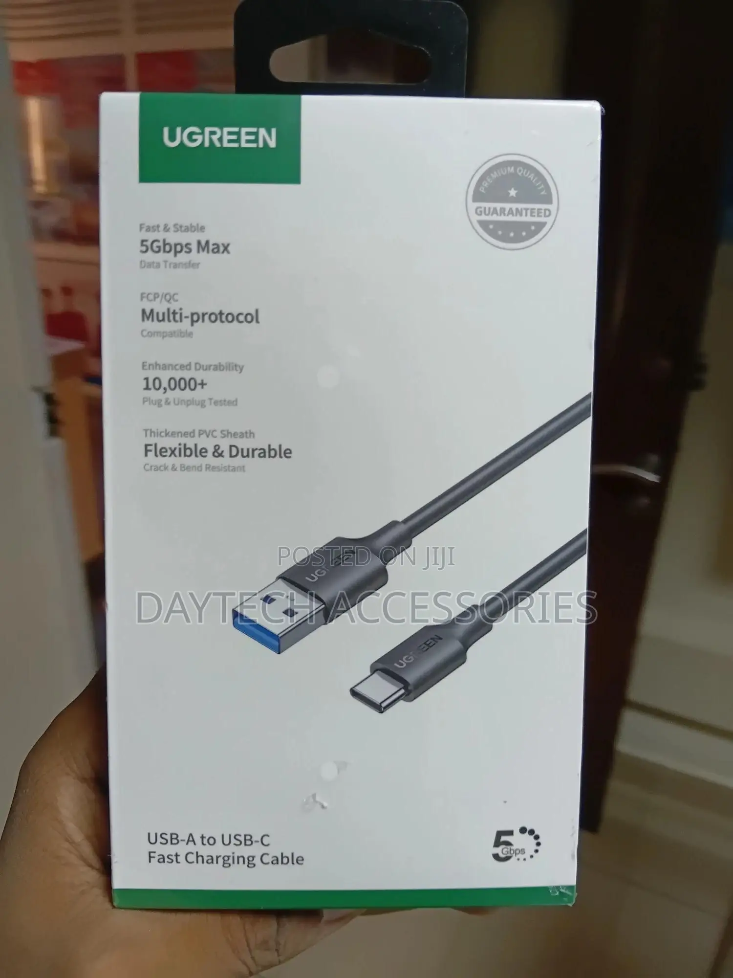 This Is a Ugreen Usb-a 2.0 to Usb-C Fast Charging Cable.