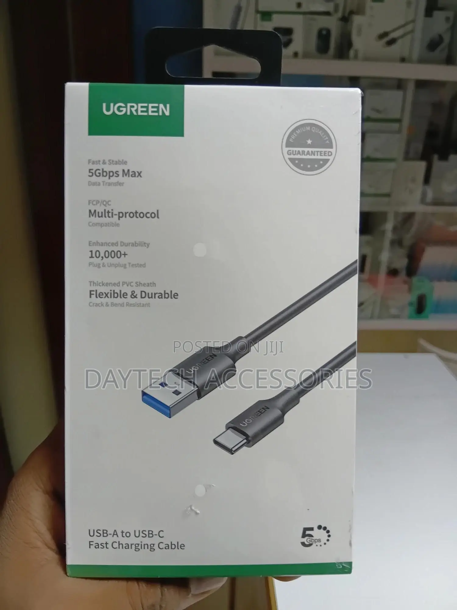 This Is a Ugreen Usb-a 2.0 to Usb-C Fast Charging Cable.