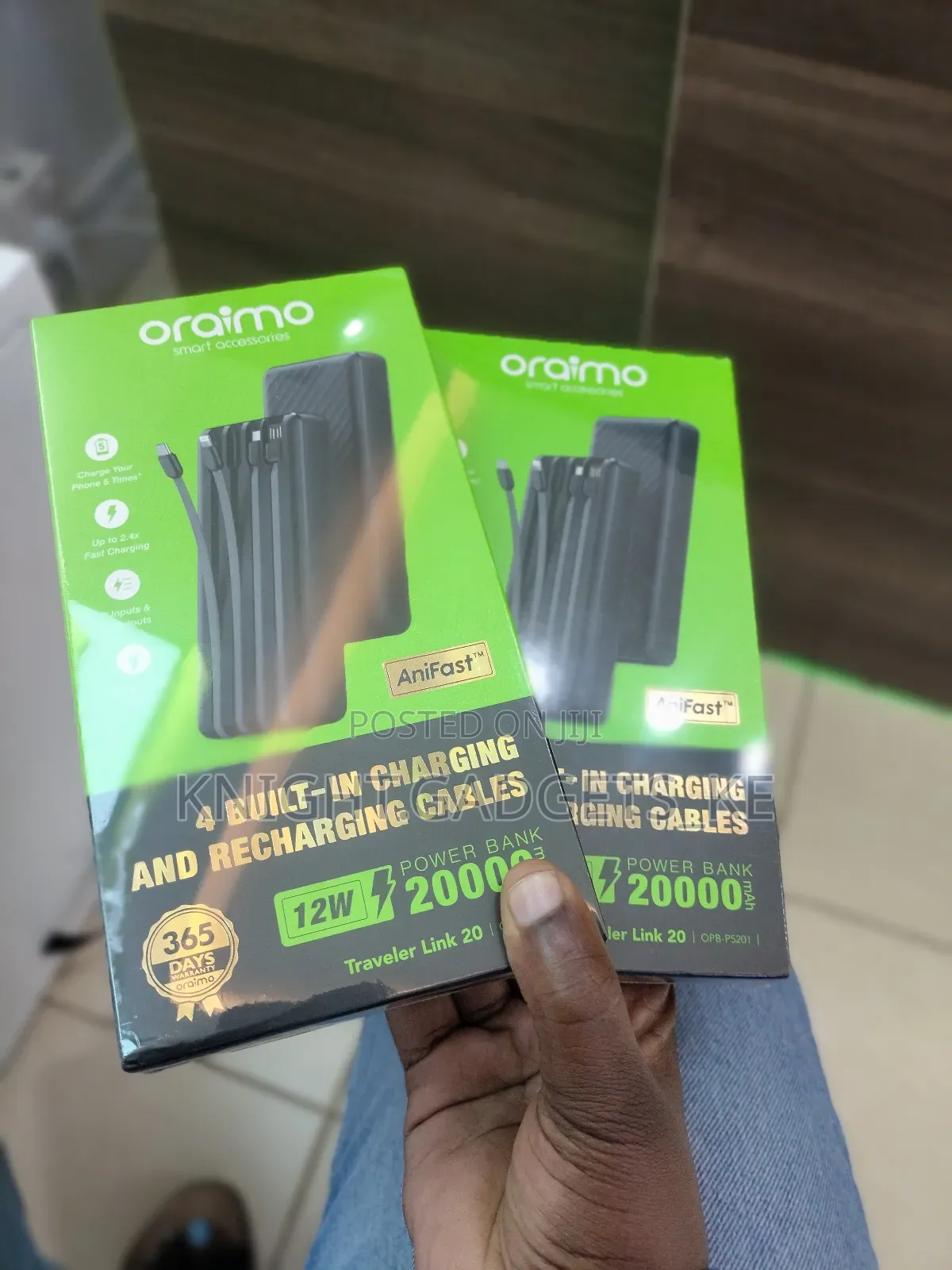 Oraimo (Traveler Link 20) Power Bank.