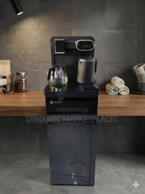 Nunix Bottom-Loading Water Dispenser With Integrated Tea Coffee Bar