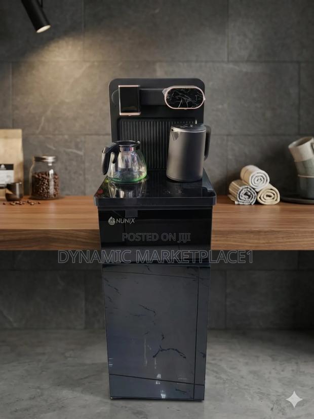 Nunix Bottom-Loading Water Dispenser With Integrated Tea Coffee Bar - main view