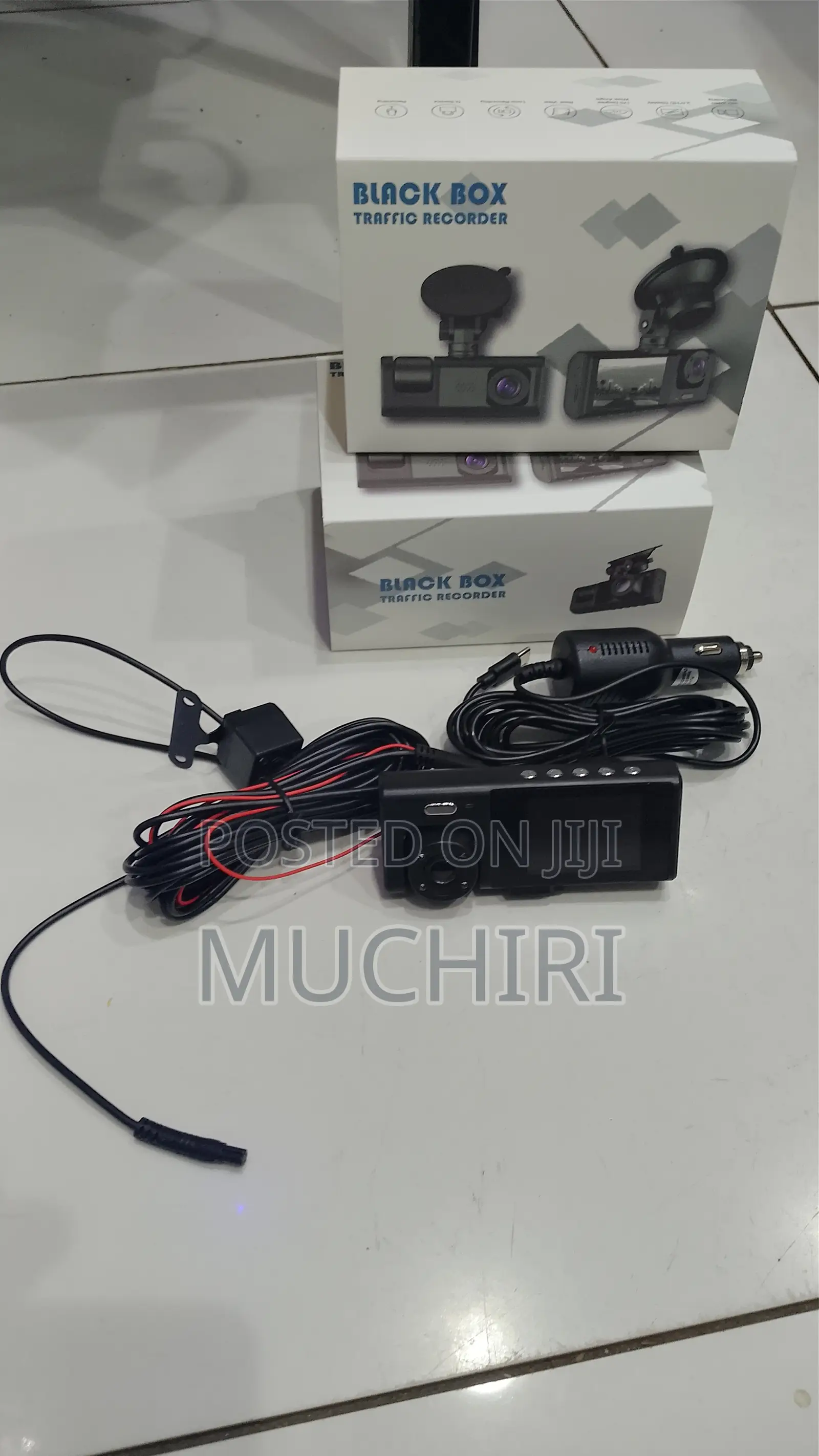 3 in 1 Vehicle Dash Camera Recorder With Reverse Camera