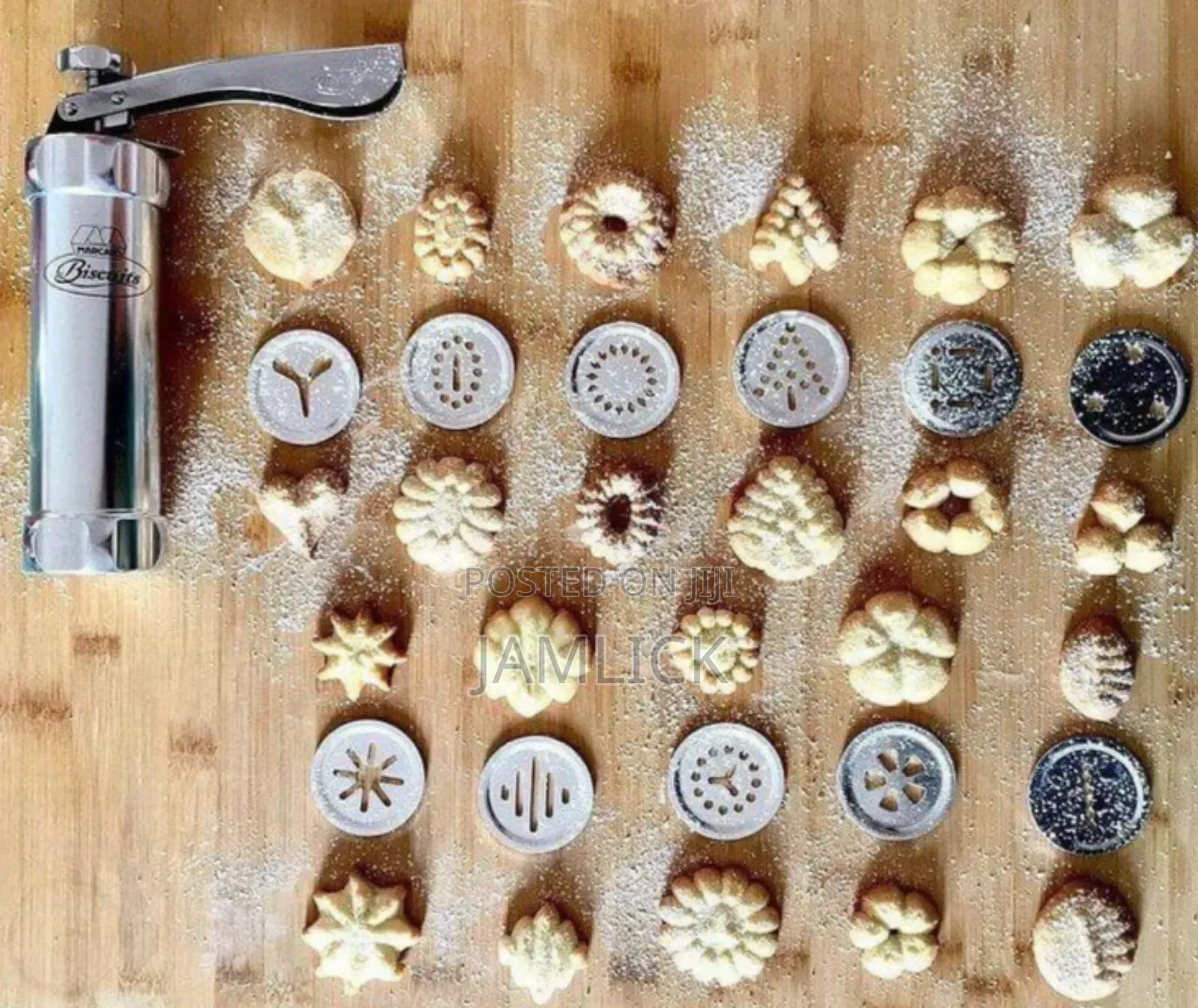 Stainless Steel Cookie/Biscuit Press –Pm