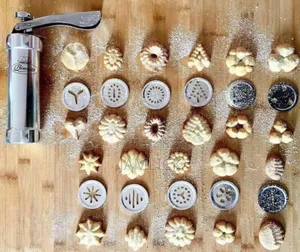 Stainless Steel Cookie/Biscuit Press –Pm
