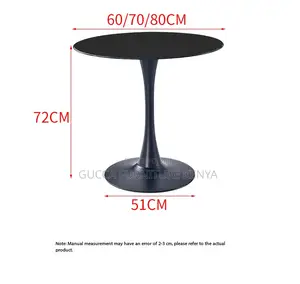 White Round Marble Reception Dining Table