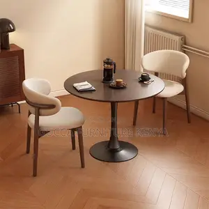 White Round Marble Reception Dining Table