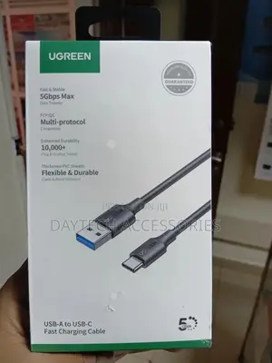 Ugreen Usb-a 2.0 Male to Usb-C Male Fast Charging Cable 2m