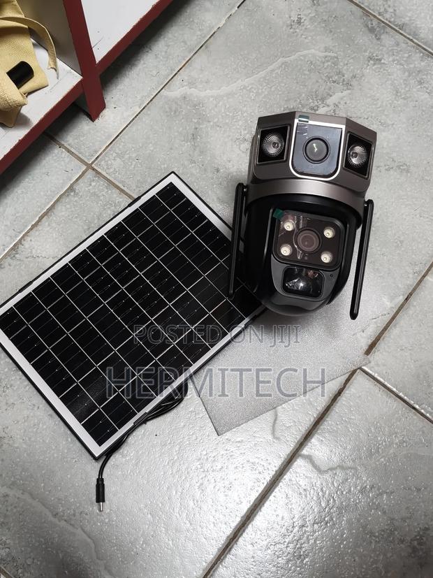 Solar Camera 4g Smart Net Dual Lens Different Screen Display Outdoor - thumbnail 2