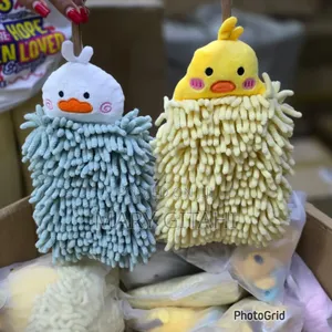 Cute Animal Chenille Hand Towels