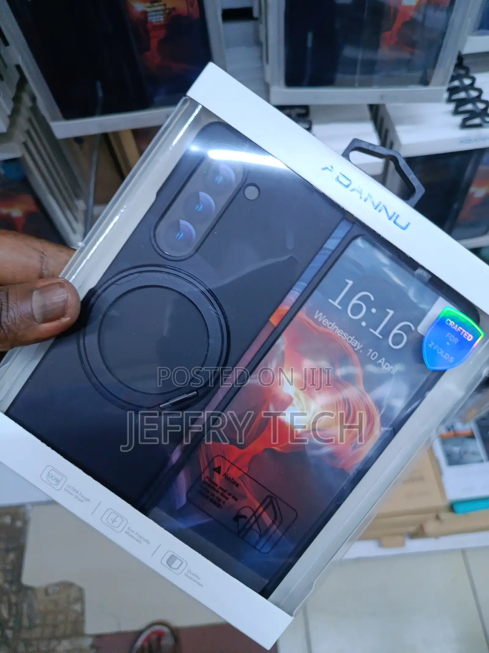 Makavo Samsung Galaxy Z Fold 5 Case Compatible With Magsafe Stand