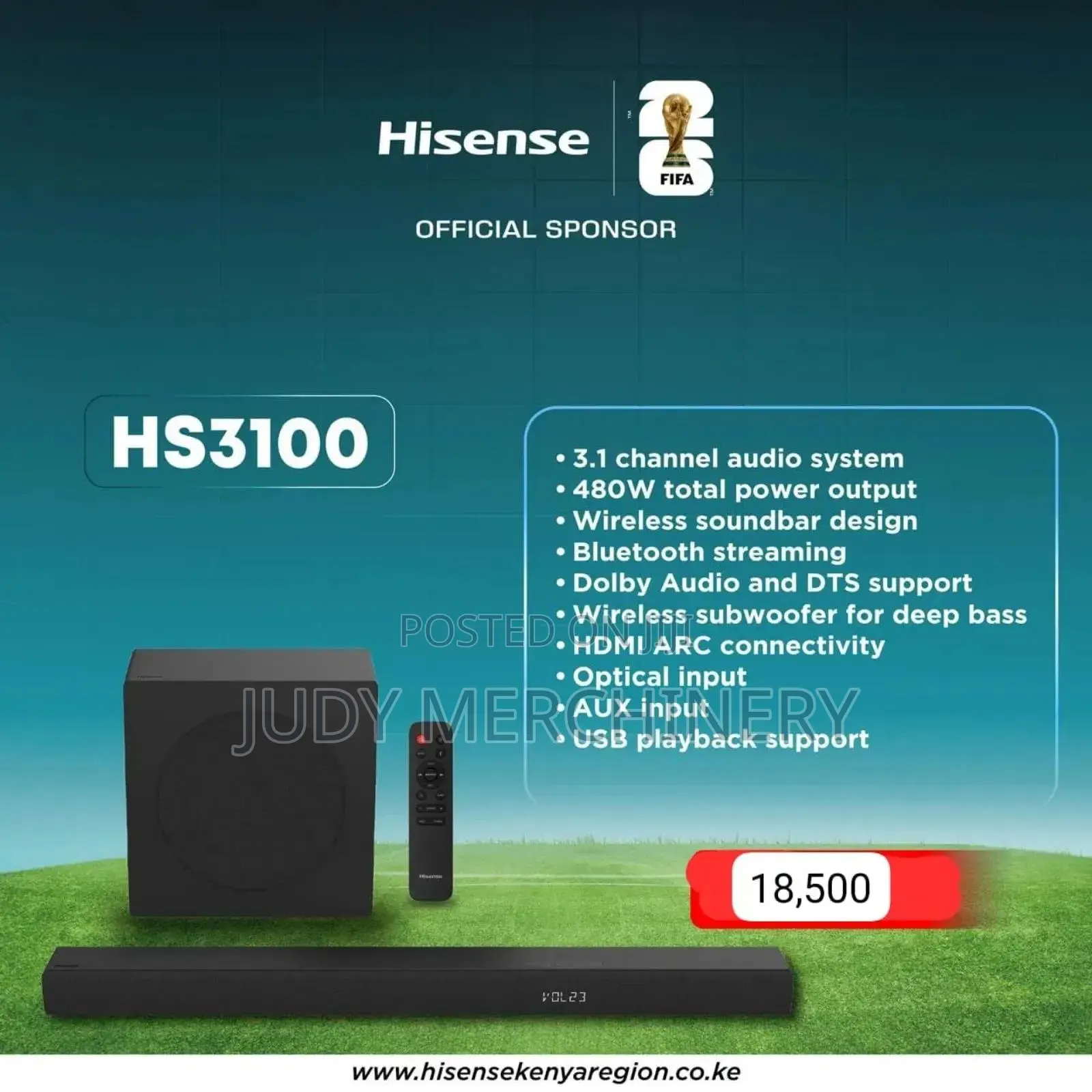 Hisense Sound System Hs3100