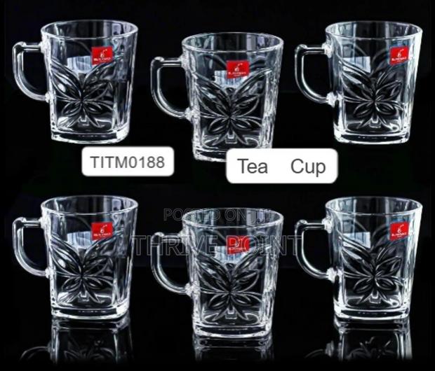 6 PCS Glasses Tea Coffee Hot Cold Water Set