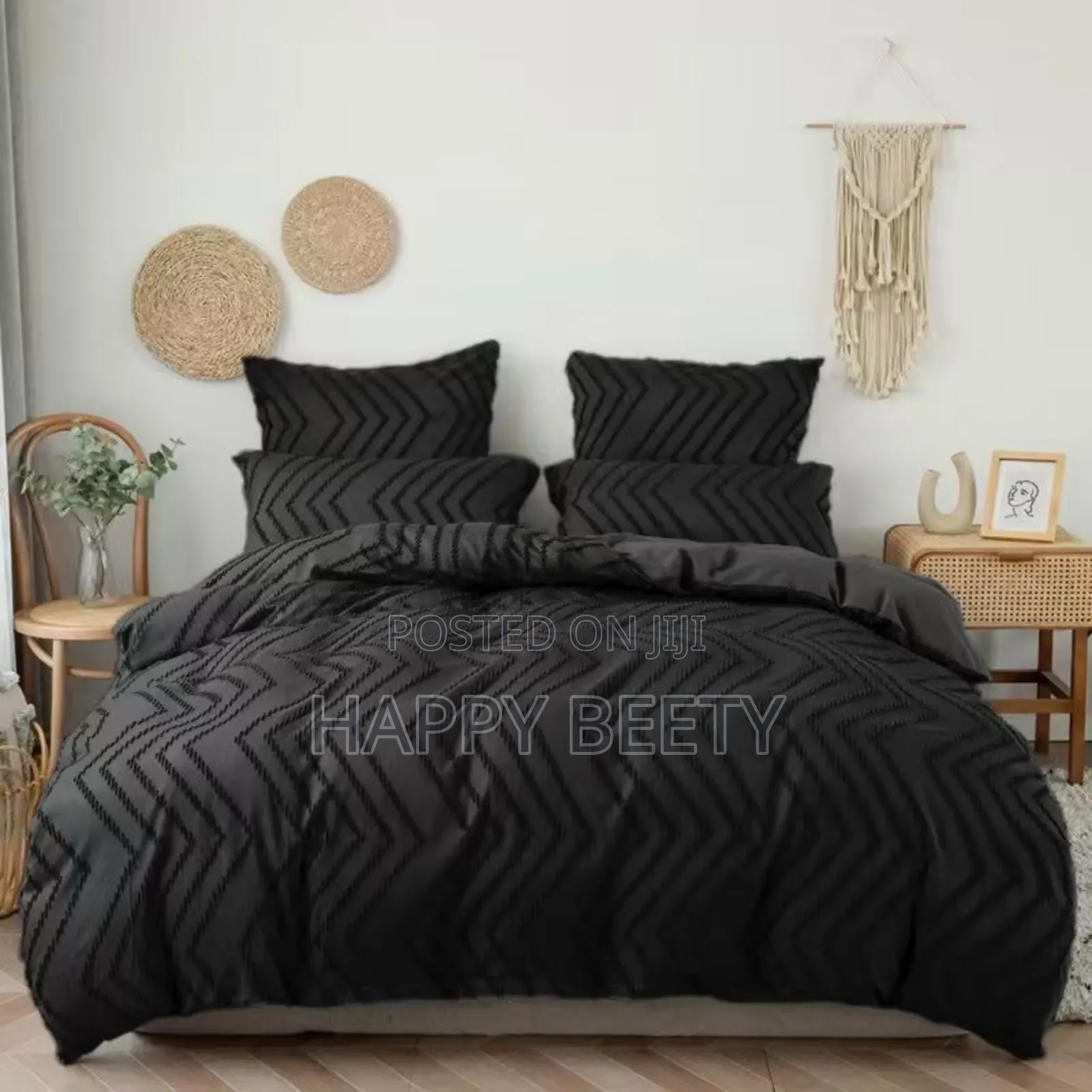 Upgrade You Bedroom With Our Luxury Tufted Wave Design Duvet Cover Set