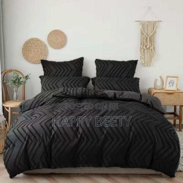 Upgrade You Bedroom With Our Luxury Tufted Wave Design Duvet Cover Set
