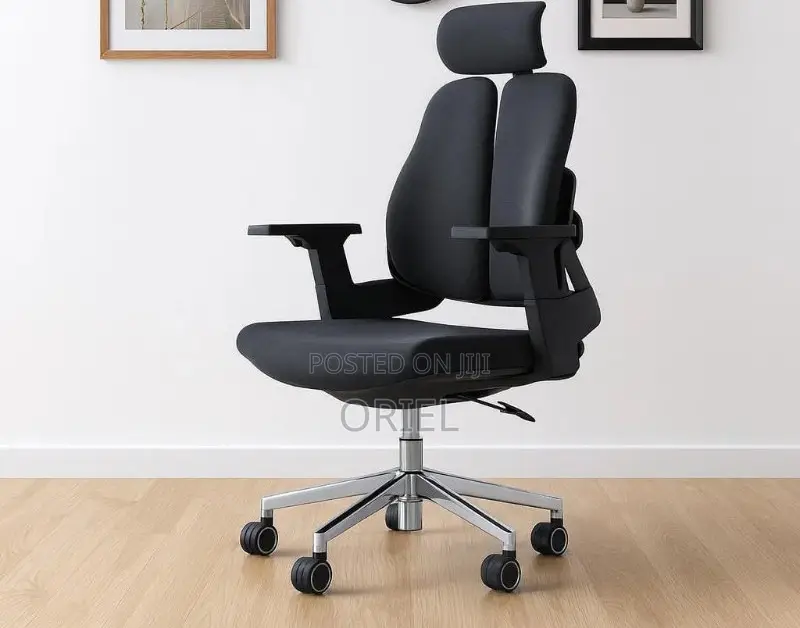 Office Chair : High Backrest Dual Orthopedic Office Seat