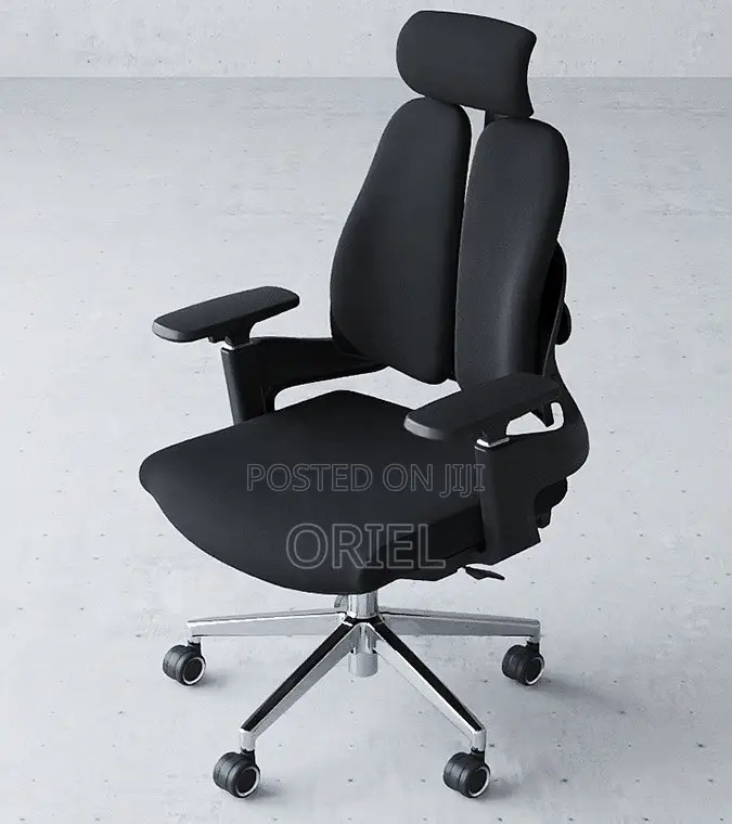 Office Chair : High Backrest Dual Orthopedic Office Seat