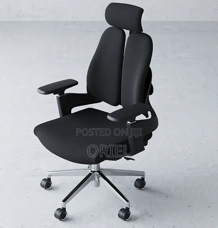 Office Chair : High Backrest Dual Orthopedic Office Seat