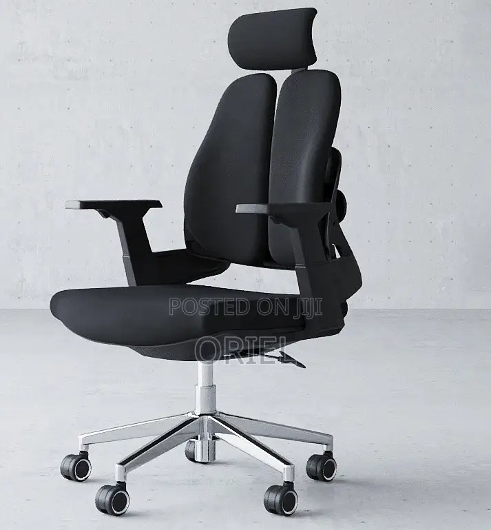 Office Chair : High Backrest Dual Orthopedic Office Seat
