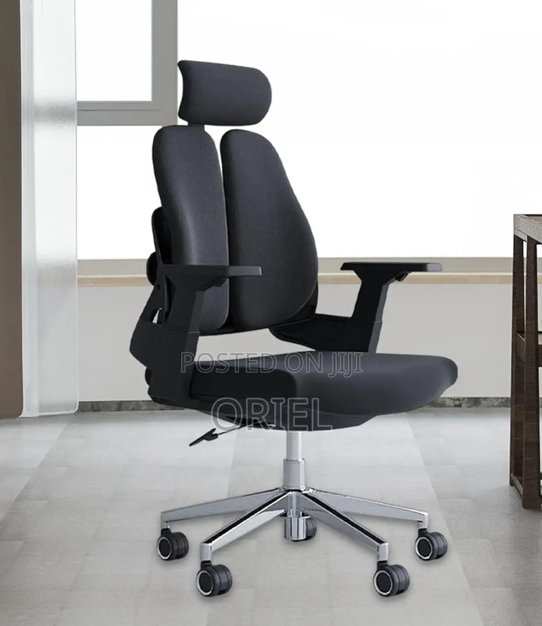 Office Chair : High Backrest Dual Orthopedic Office Seat