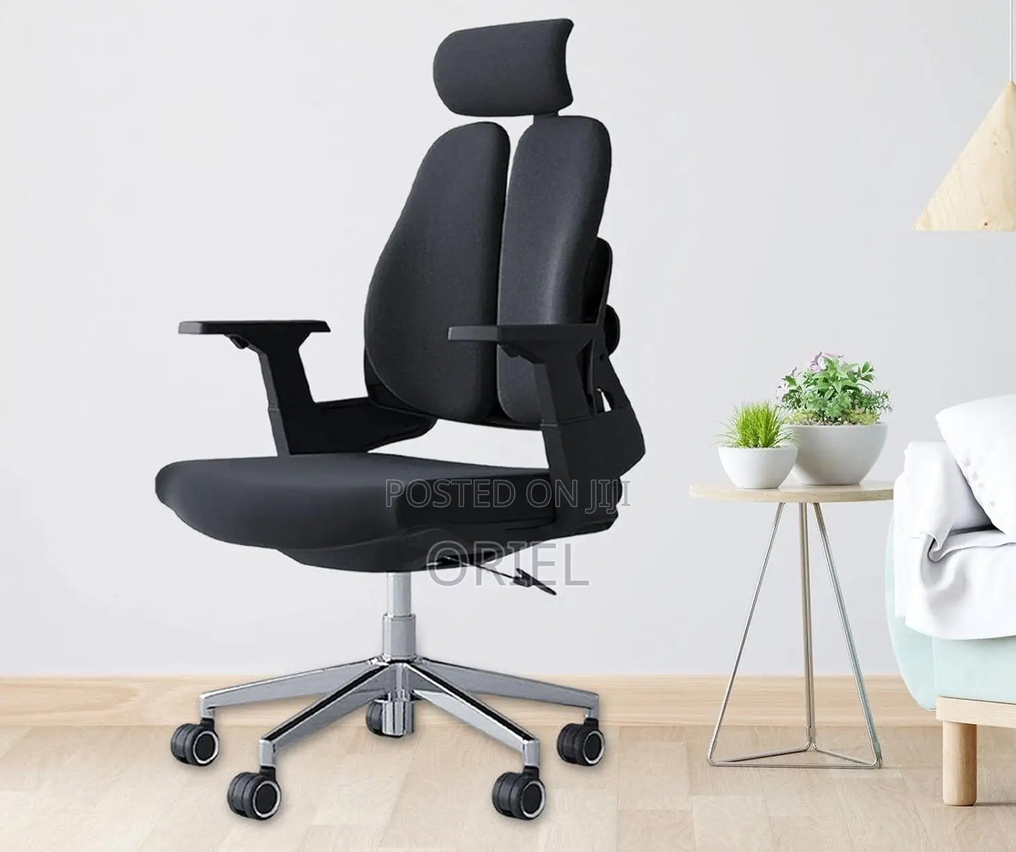 Office Chair : High Backrest Dual Orthopedic Office Seat