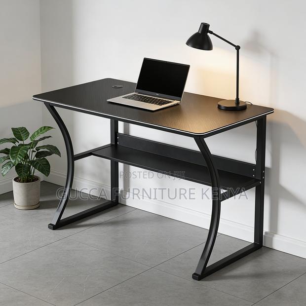 Home Study Desk With Integrated Book Storage - thumbnail 10
