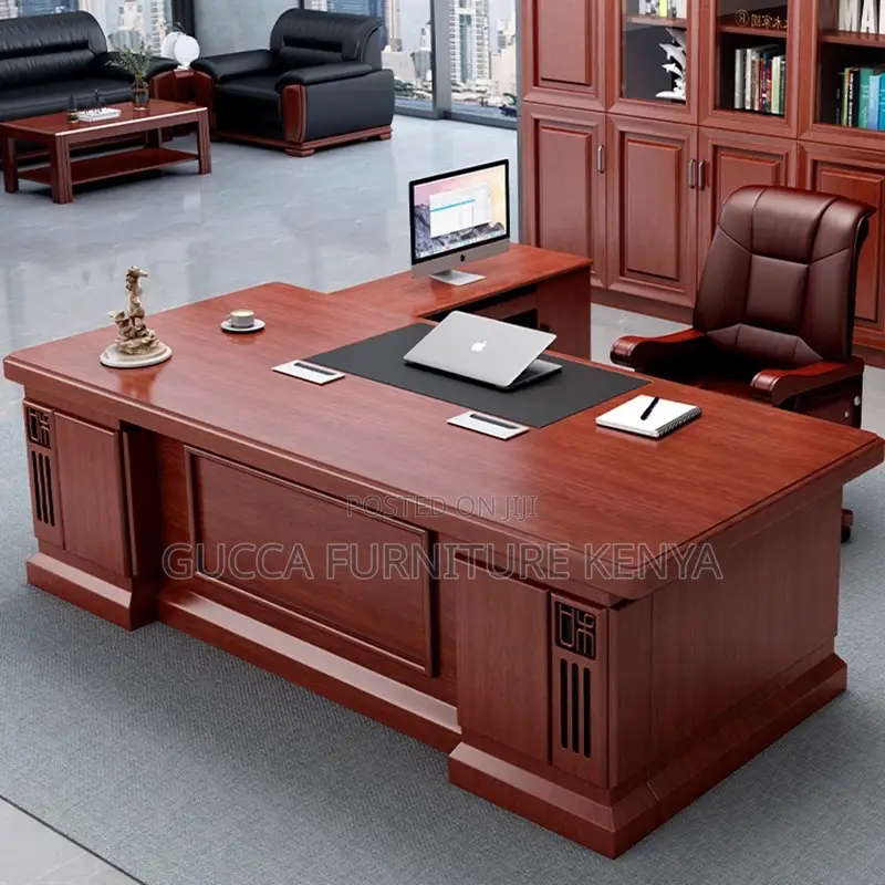 1.8m Mahogany Executive Manager's Desk