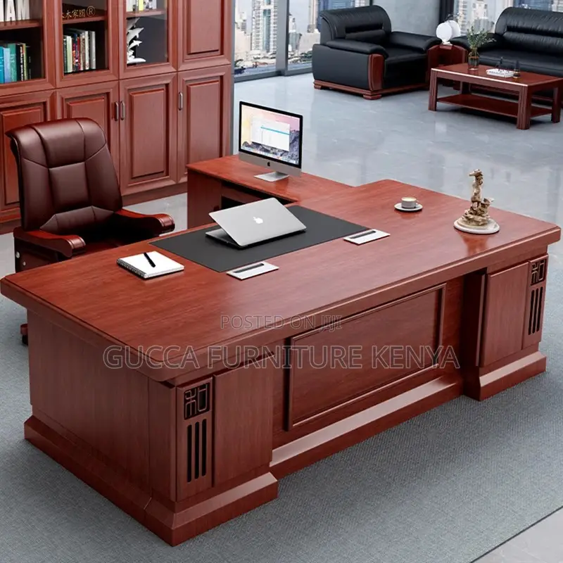 1.8m Mahogany Executive Manager's Desk