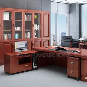 1.8m Mahogany Executive Manager's Desk