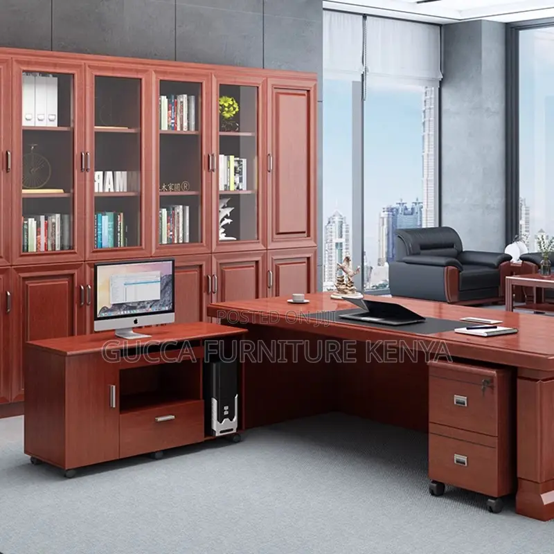 1.8m Mahogany Executive Manager's Desk