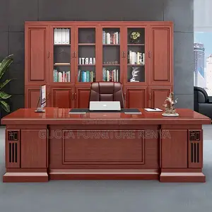 1.8m Mahogany Executive Manager's Desk